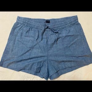 J. Crew chambray shorts size L